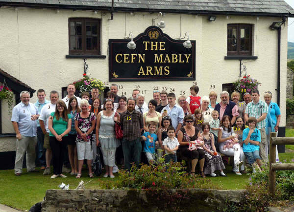 Head Family Reunion at Cefn Mably Arms
